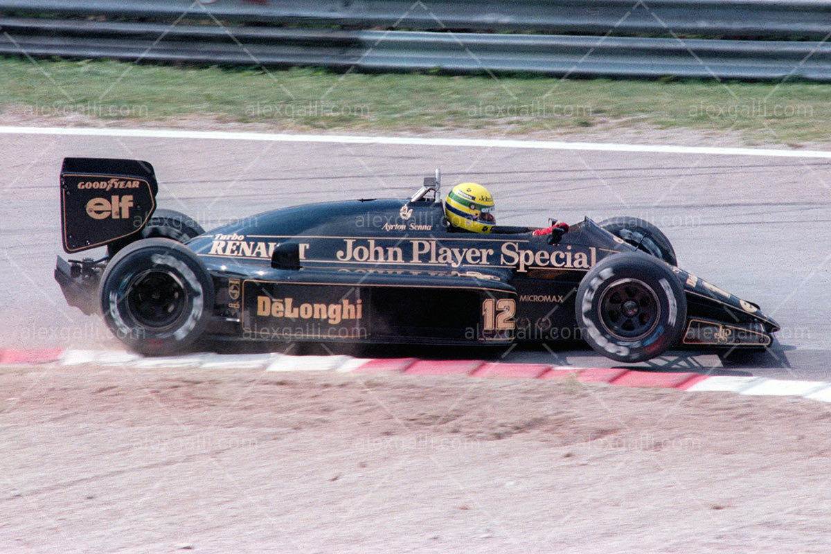 F1 1986 Ayrton Senna - Lotus 98T - 19860114