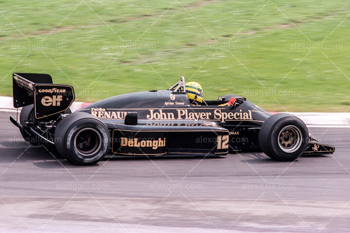 F1 1986 Ayrton Senna - Lotus 98T - 19860116