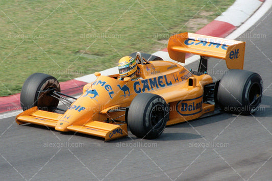 F1 1987 Ayrton Senna - Lotus 99T - 19870115