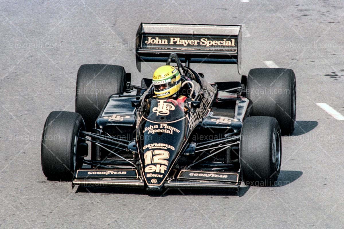 F1 1985 Ayrton Senna - Lotus 97T - 19850142
