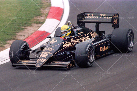 F1 1986 Ayrton Senna - Lotus 98T - 19860117