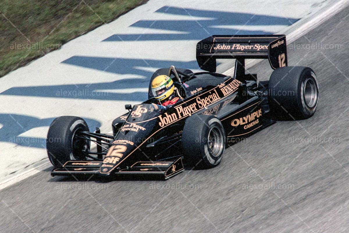 F1 1985 Ayrton Senna - Lotus 97T - 19850146