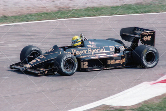 F1 1986 Ayrton Senna - Lotus 98T - 19860115