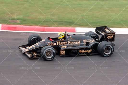 F1 1986 Ayrton Senna - Lotus 98T - 19860118