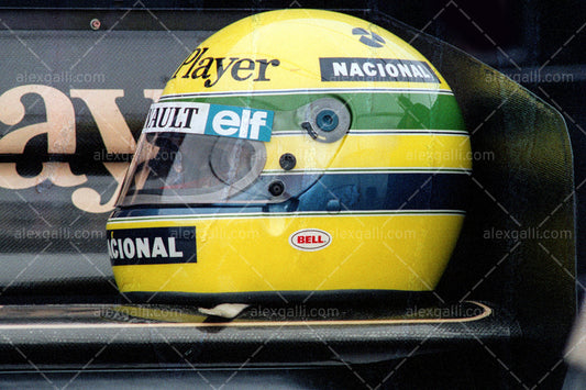 F1 1986 Ayrton Senna - Lotus 98T - 19860119