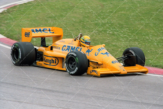 F1 1987 Ayrton Senna - Lotus 99T - 19870116