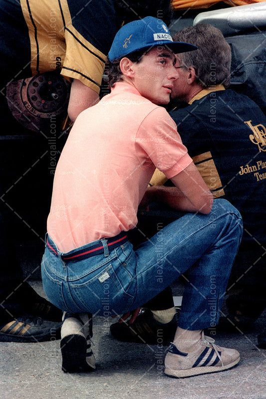 F1 1986 Ayrton Senna - Lotus 98T - 19860120