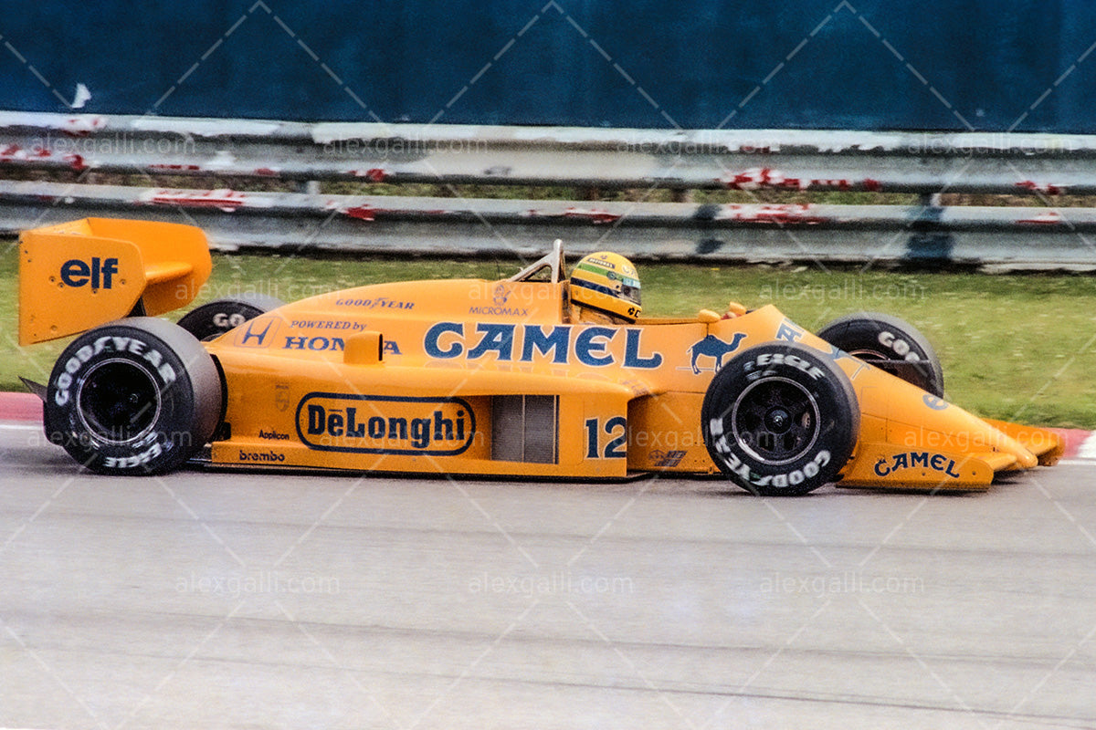 F1 1987 Ayrton Senna - Lotus 99T - 19870117