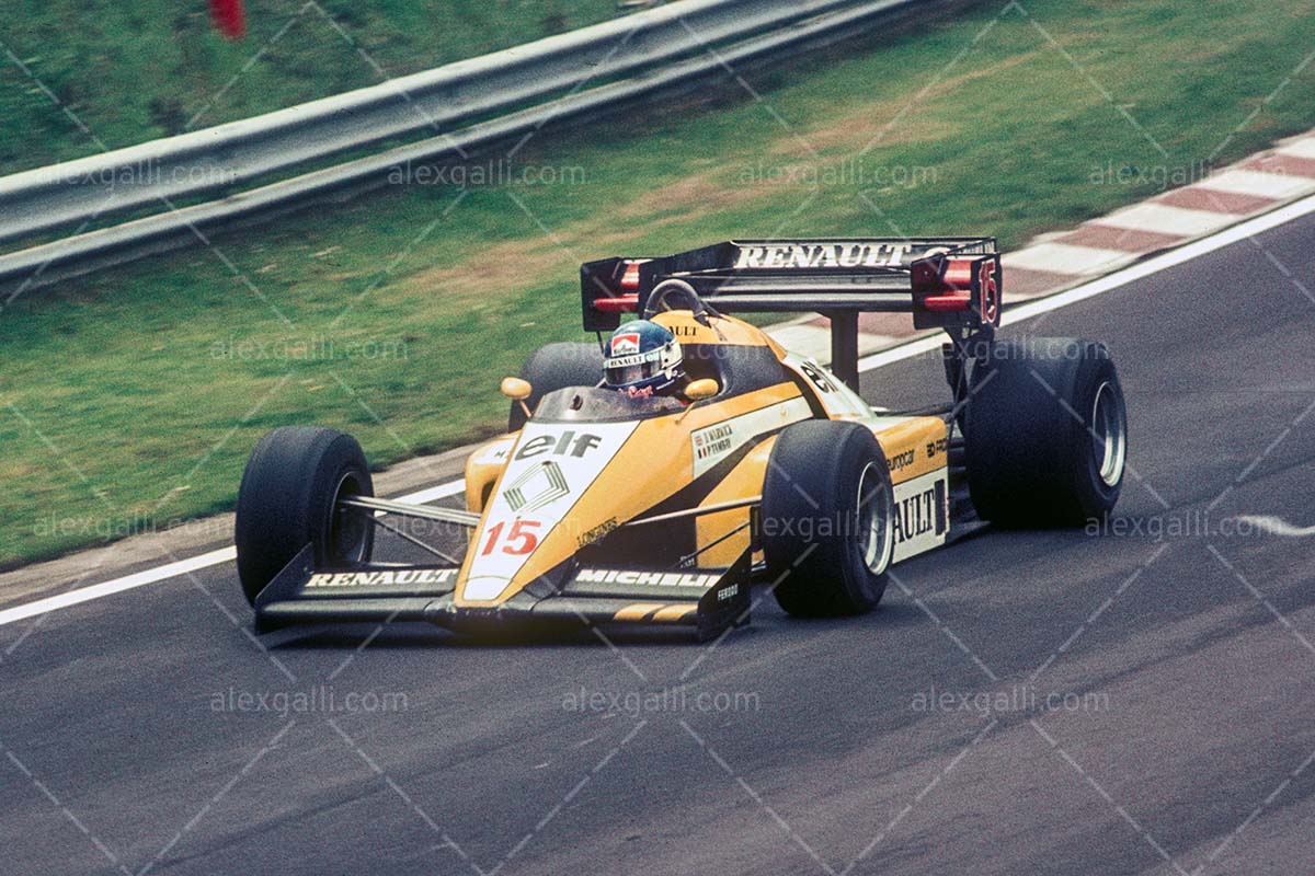 F1 1984 Patrick Tambay - Renault RE50 - 19840103