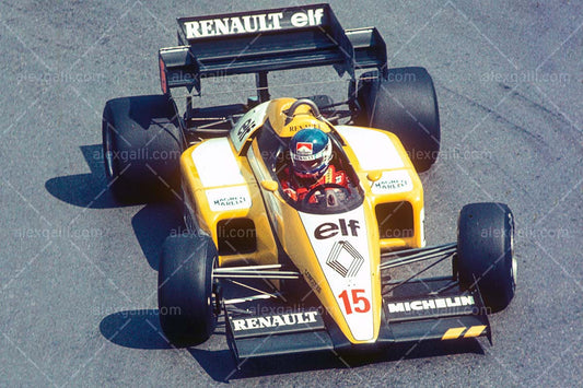 F1 1984 Patrick Tambay - Renault RE50 - 19840099