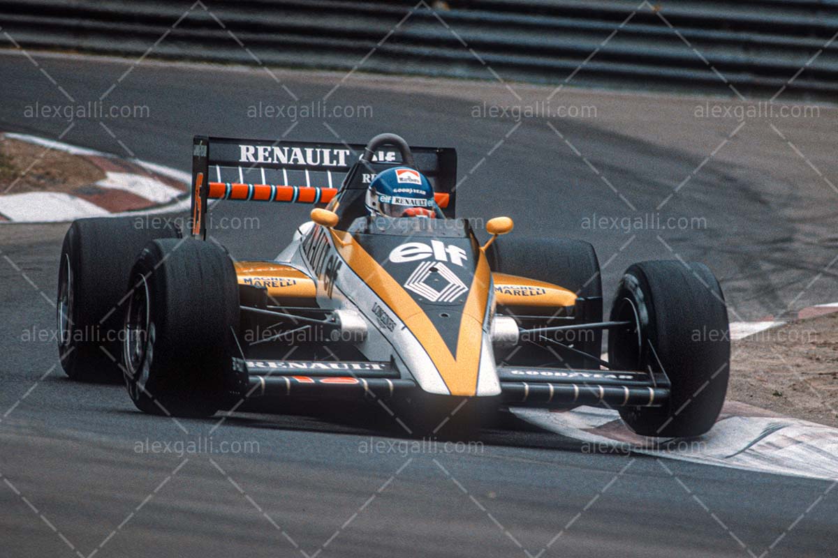F1 1985 Patrick Tambay - Renault RE60 - 19850154