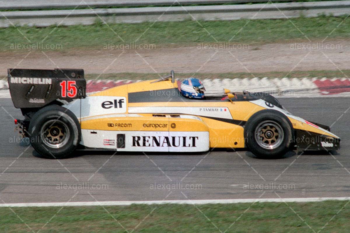 F1 1984 Patrick Tambay - Renault RE50 - 19840102