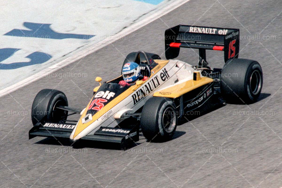 F1 1985 Patrick Tambay - Renault RE60 - 19850151