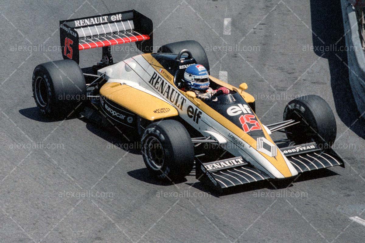 F1 1985 Patrick Tambay - Renault RE60 - 19850153