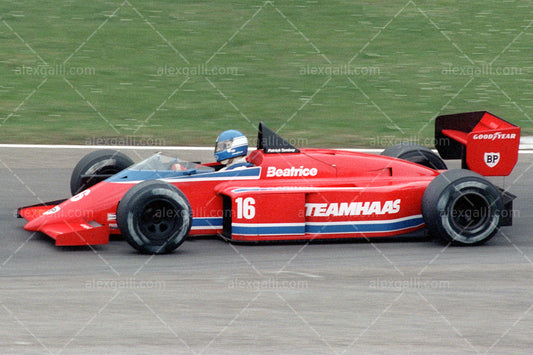 F1 1986 Patrick Tambay - Lola THL2 - 19860129