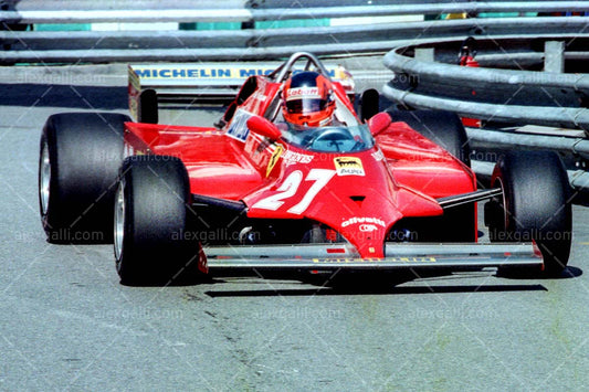 F1 1981 Gilles Villeneuve - Ferrari 126CK - 19810052