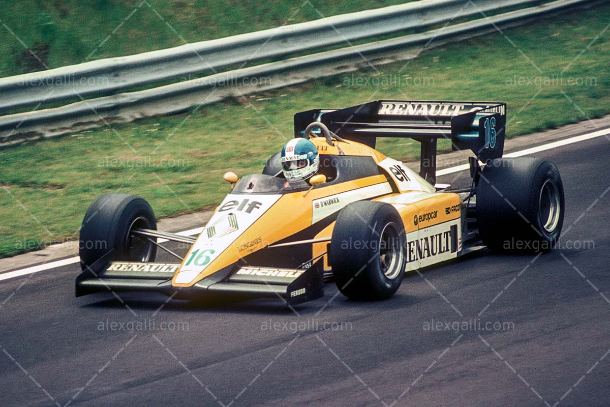F1 1984 Derek Warwick - Renault RE50 - 19840107
