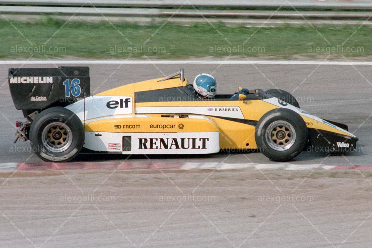 F1 1984 Derek Warwick - Renault RE50 - 19840106