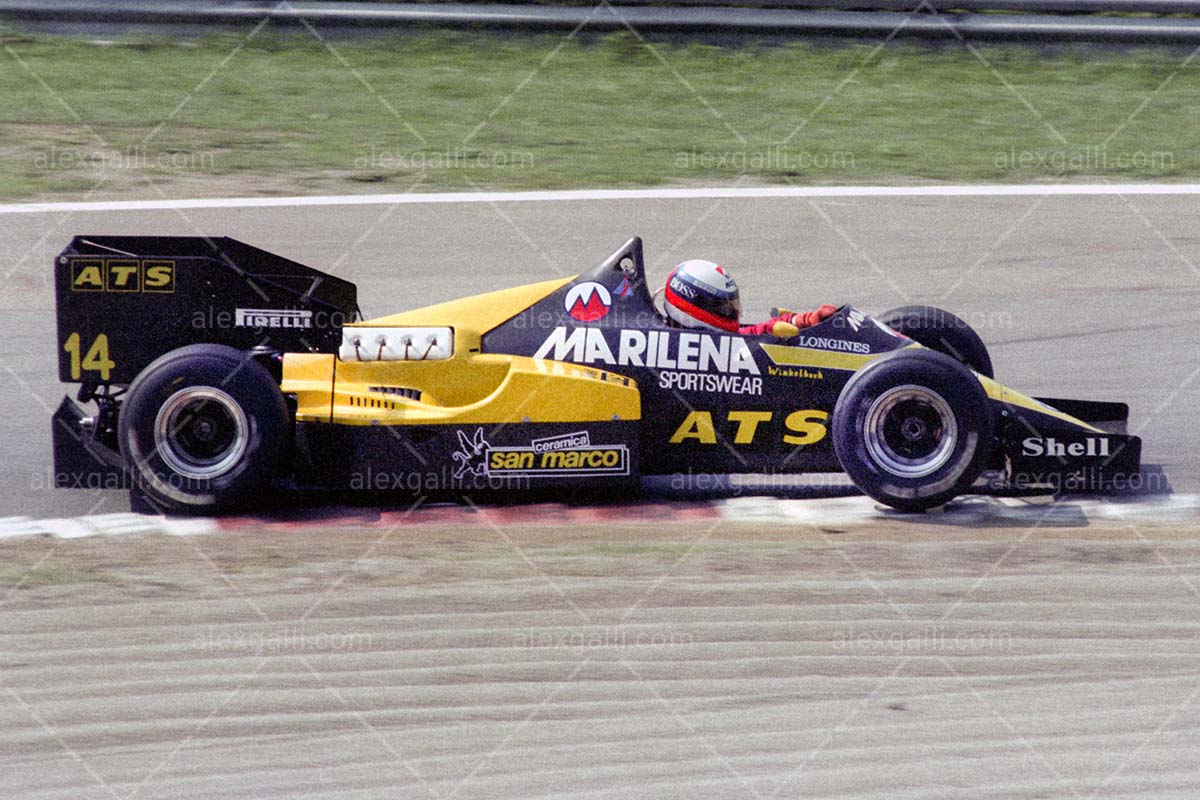 F1 1984 Manfred Winklehock - ATS D7 - 19840108