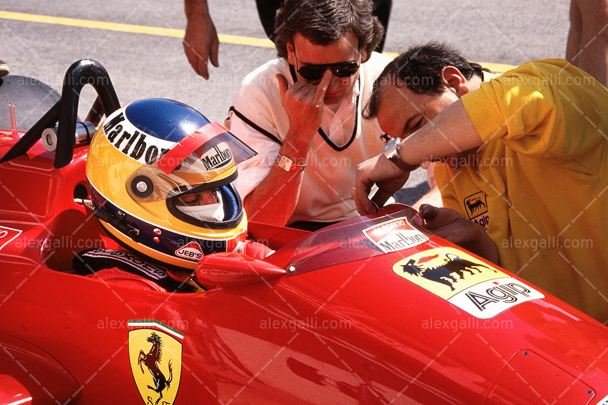 F1 1987 Michele Alboreto - Ferrari F1-87 - 19870012