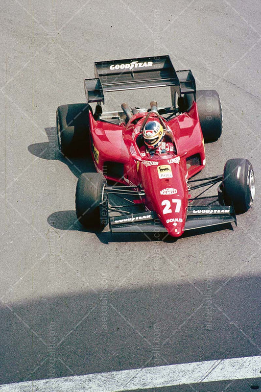 F1 1984 Michele Alboreto - Ferrari 126C4 - 19840007