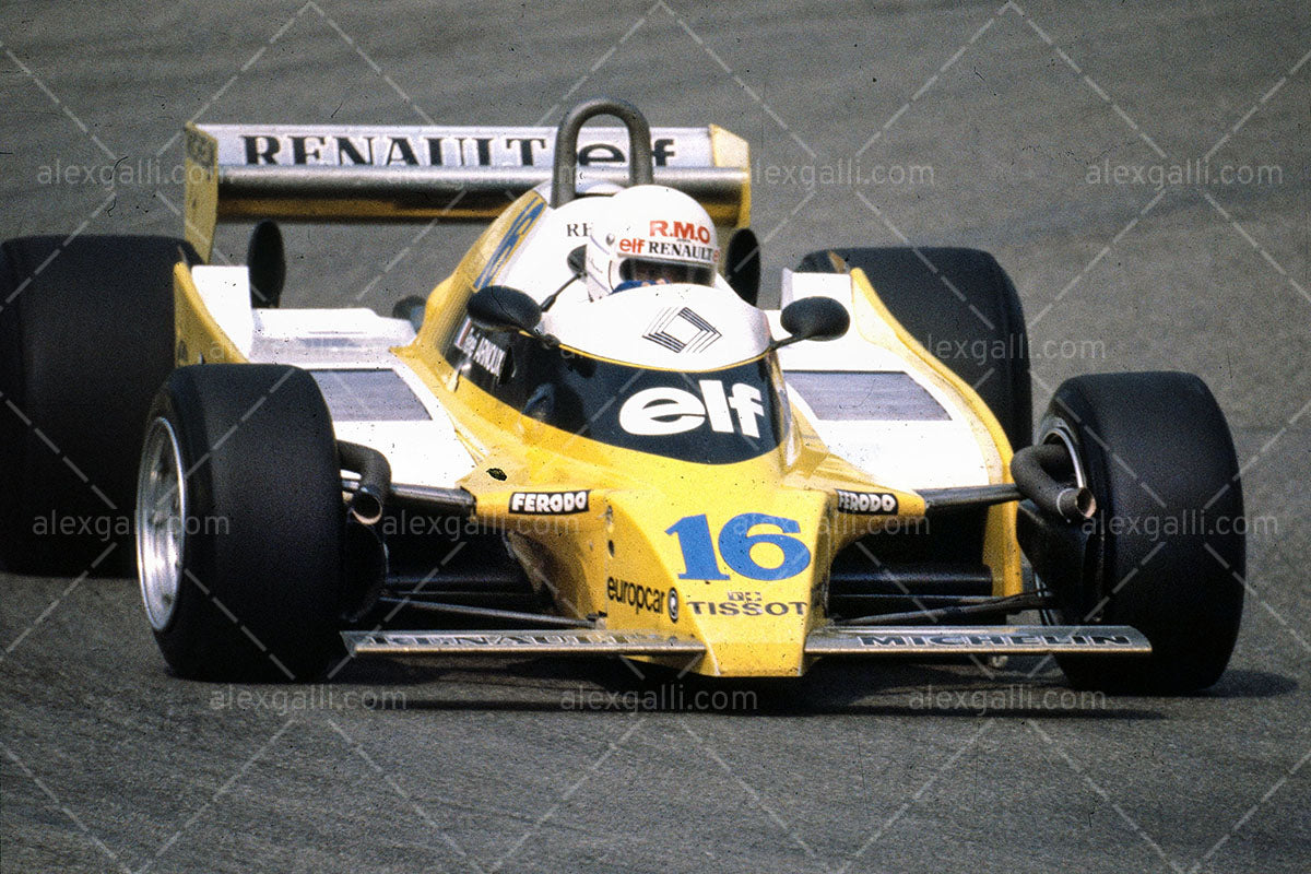 F1 1982 Rene Arnoux - Renault RE30B - 19820009