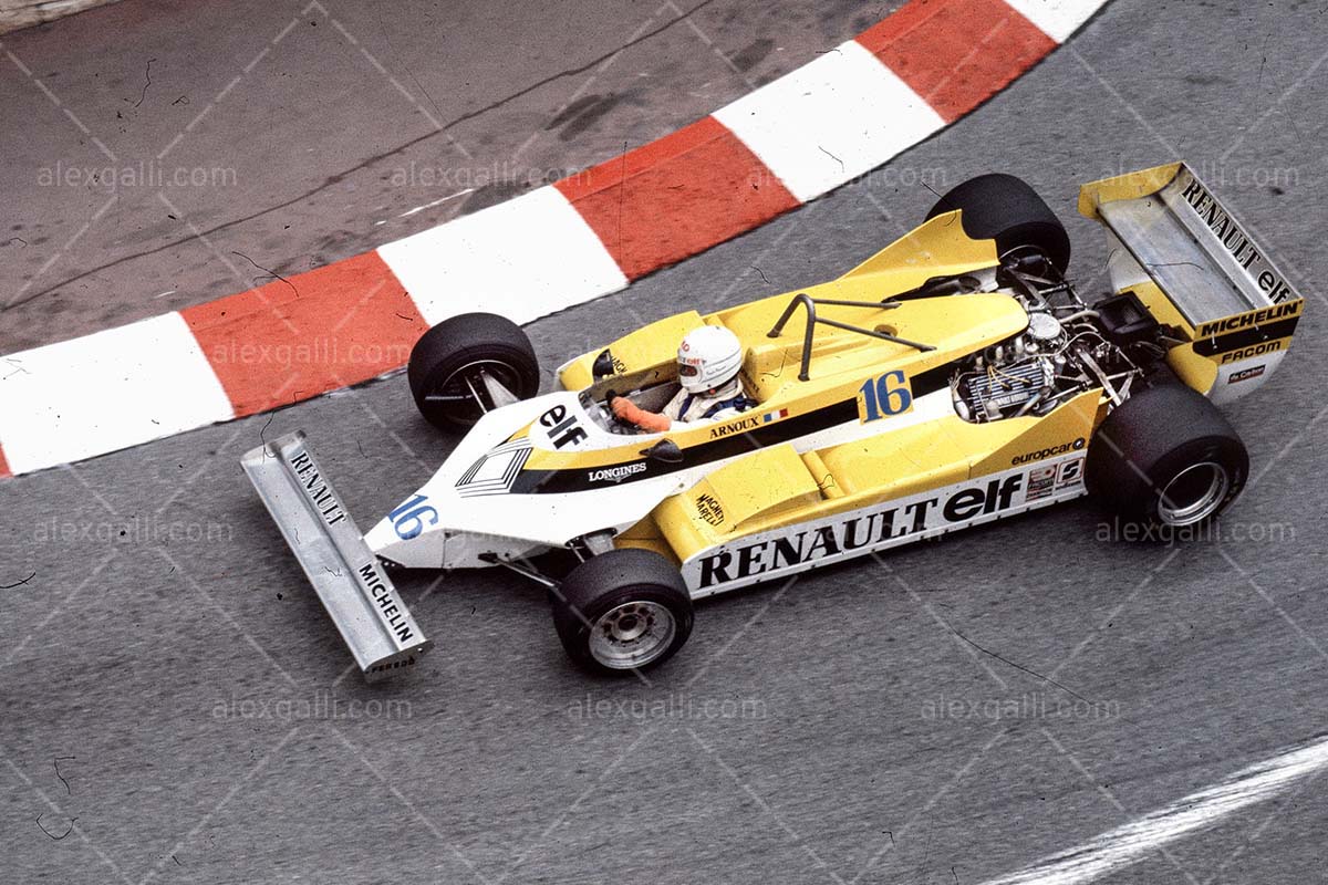 F1 1981 Rene Arnoux - Renault RE30 - 19810008