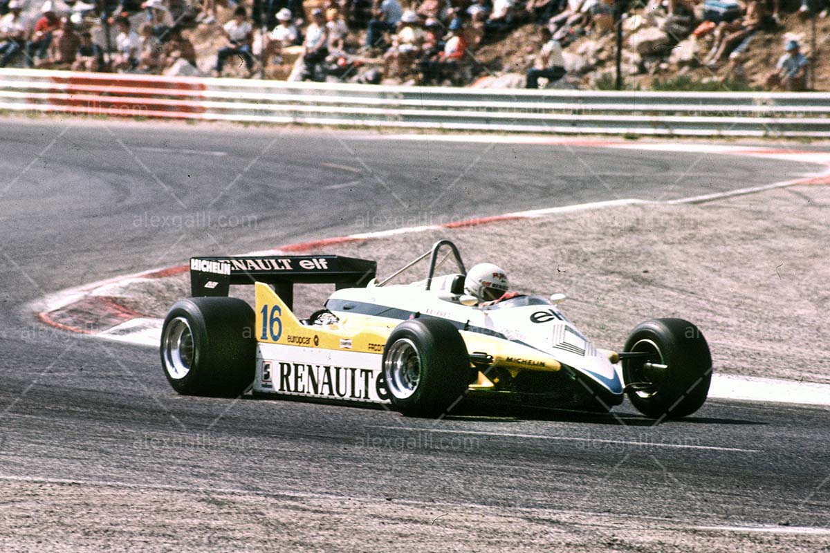 F1 1981 Rene Arnoux - Renault RE30 - 19810007