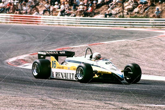 F1 1981 Rene Arnoux - Renault RE30 - 19810007