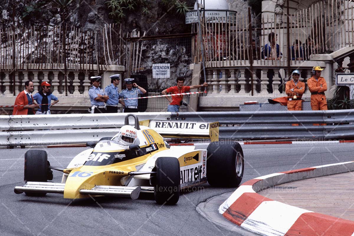 F1 1981 Rene Arnoux - Renault RE30 - 19810009
