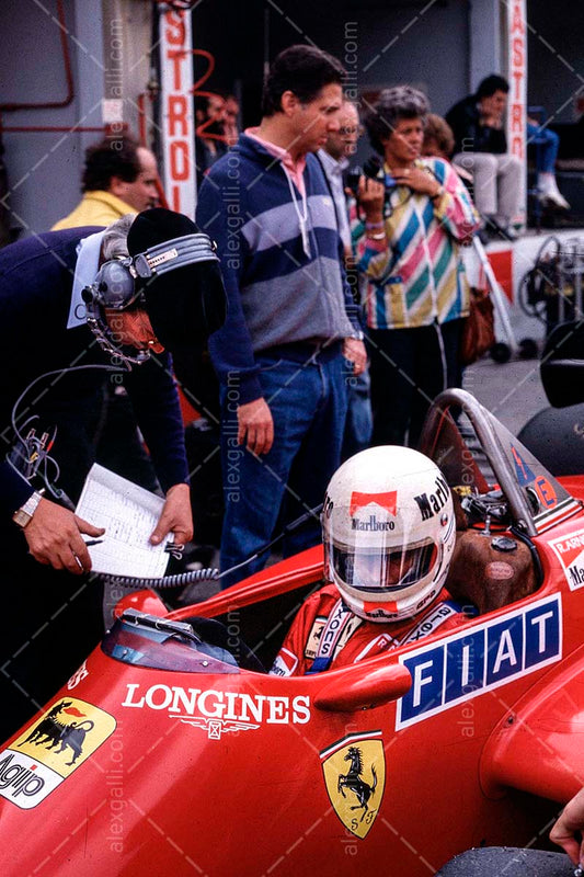 F1 1984 Rene Arnoux - Ferrari 126C4 - 19840015