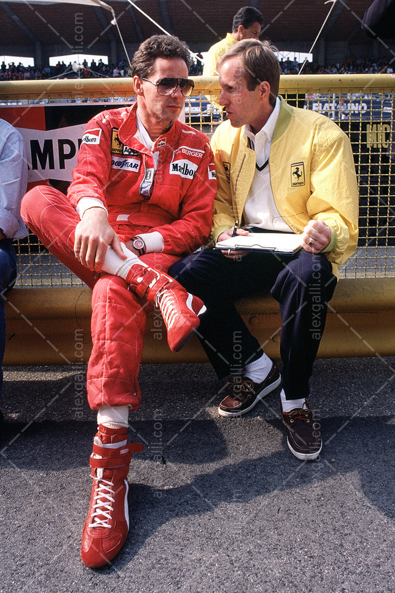 F1 1987 Gerhard Berger - Ferrari F1-87 - 19870028
