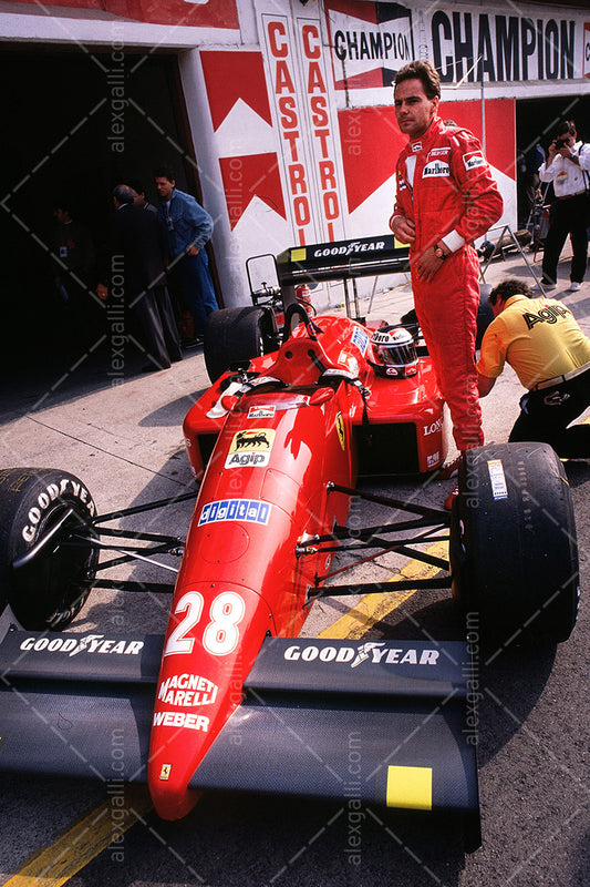 F1 1987 Gerhard Berger - Ferrari F1-87 - 19870030