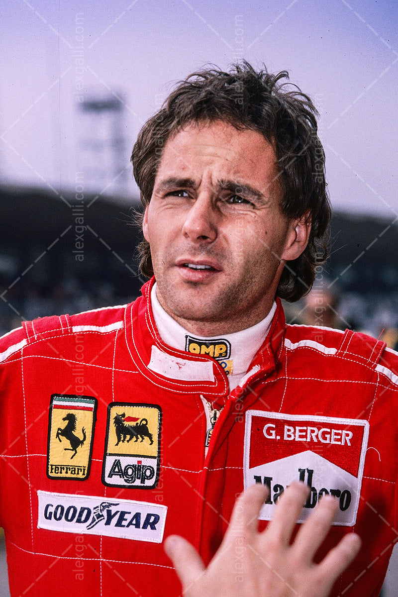 F1 1989 Gerhard Berger - Ferrari 640 - 19890009