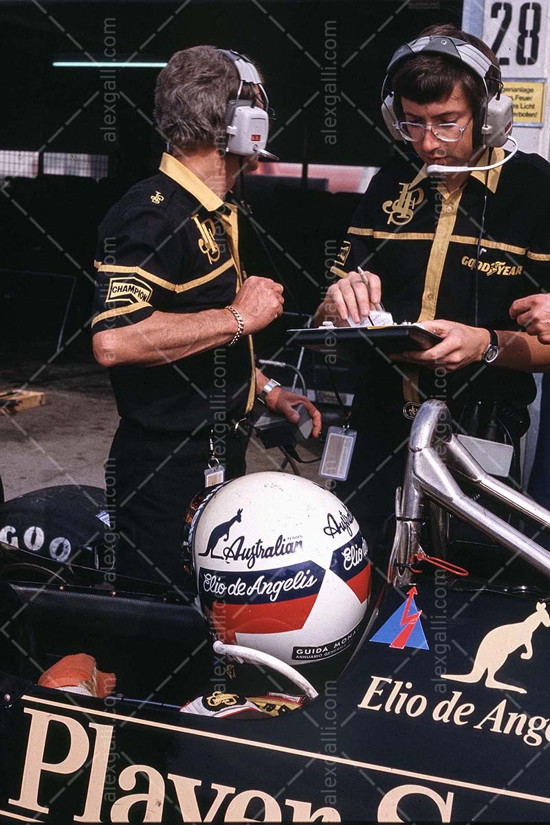 F1 1984 Elio De Angelis - Lotus 95T - 19840037