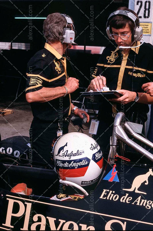 F1 1984 Elio De Angelis - Lotus 95T - 19840037