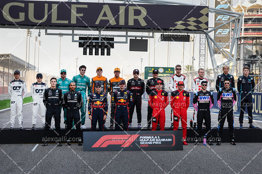 F1 2023 - 01 Bahrain GP - Gruppo piloti  - 2023 - 2300066