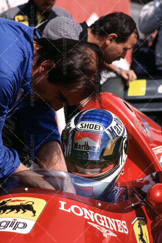 F1 1986 Stefan Johansson - Ferrari F1-86 - 19860050
