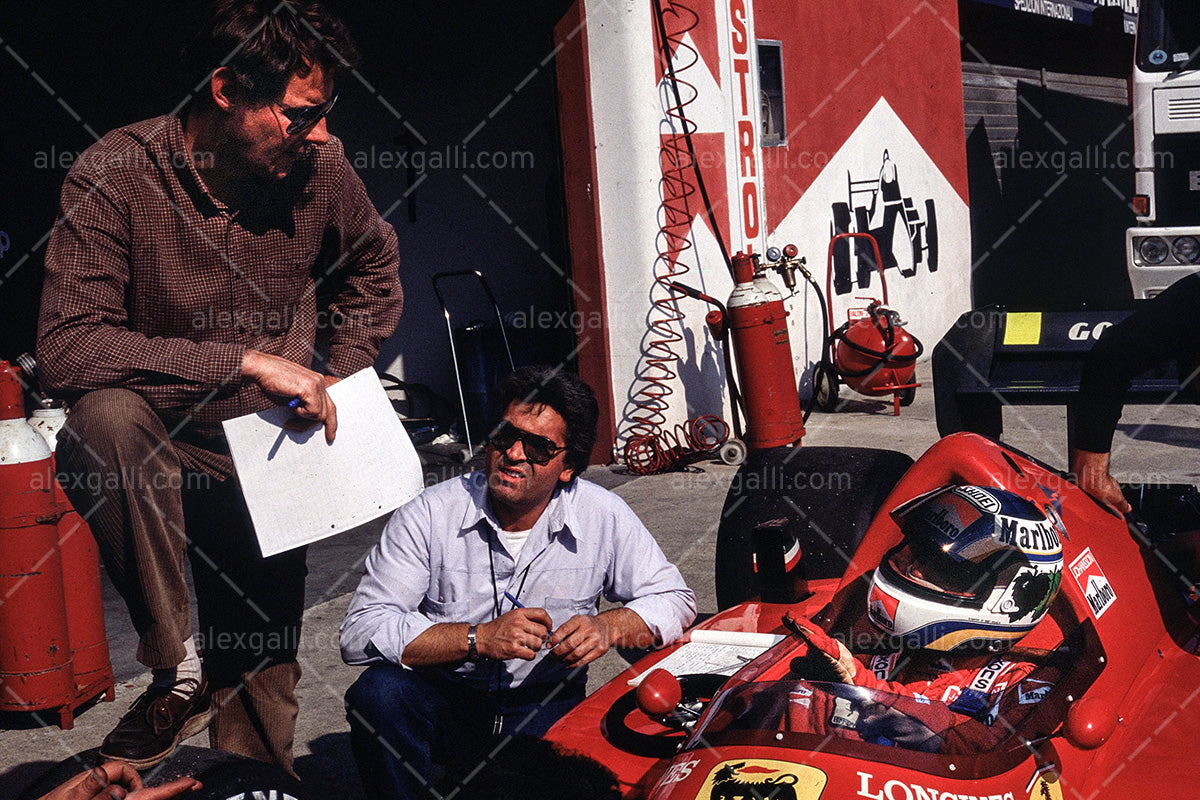 F1 1986 Stefan Johansson - Ferrari F1-86 - 19860051