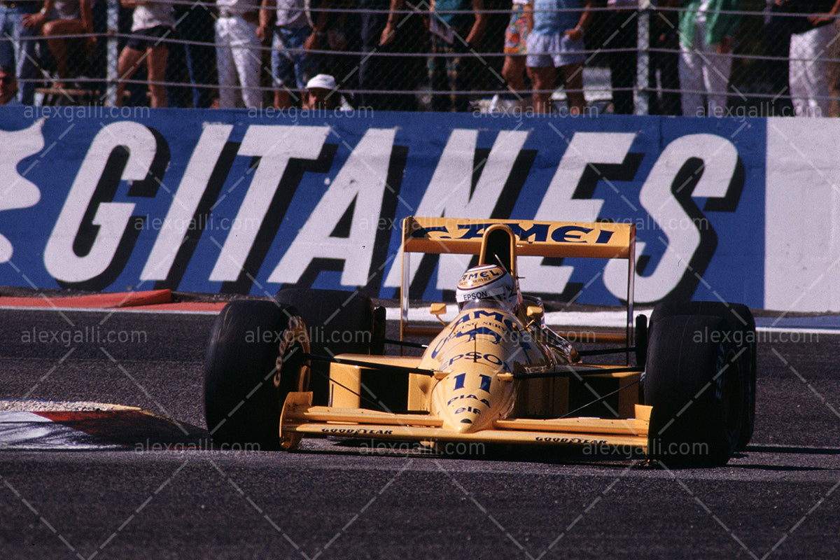 F1 1989 Nelson Piquet - Lotus 101 - 19890107