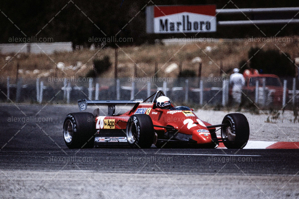F1 1982 Didier Pironi - Ferrari 126 C2 - 19820058