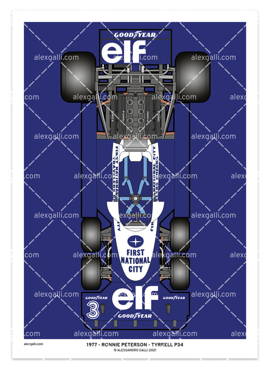 Tyrrell P34 - 1977 - #3 Peterson