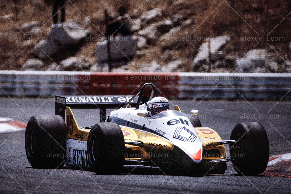 F1 1982 Alain Prost - Renault RE30B - 19820071