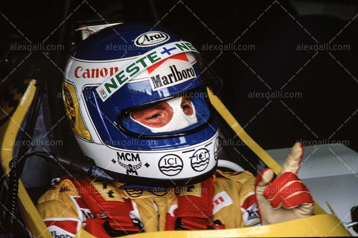 F1 1985 Keke Rosberg - Williams FW10 - 19850128