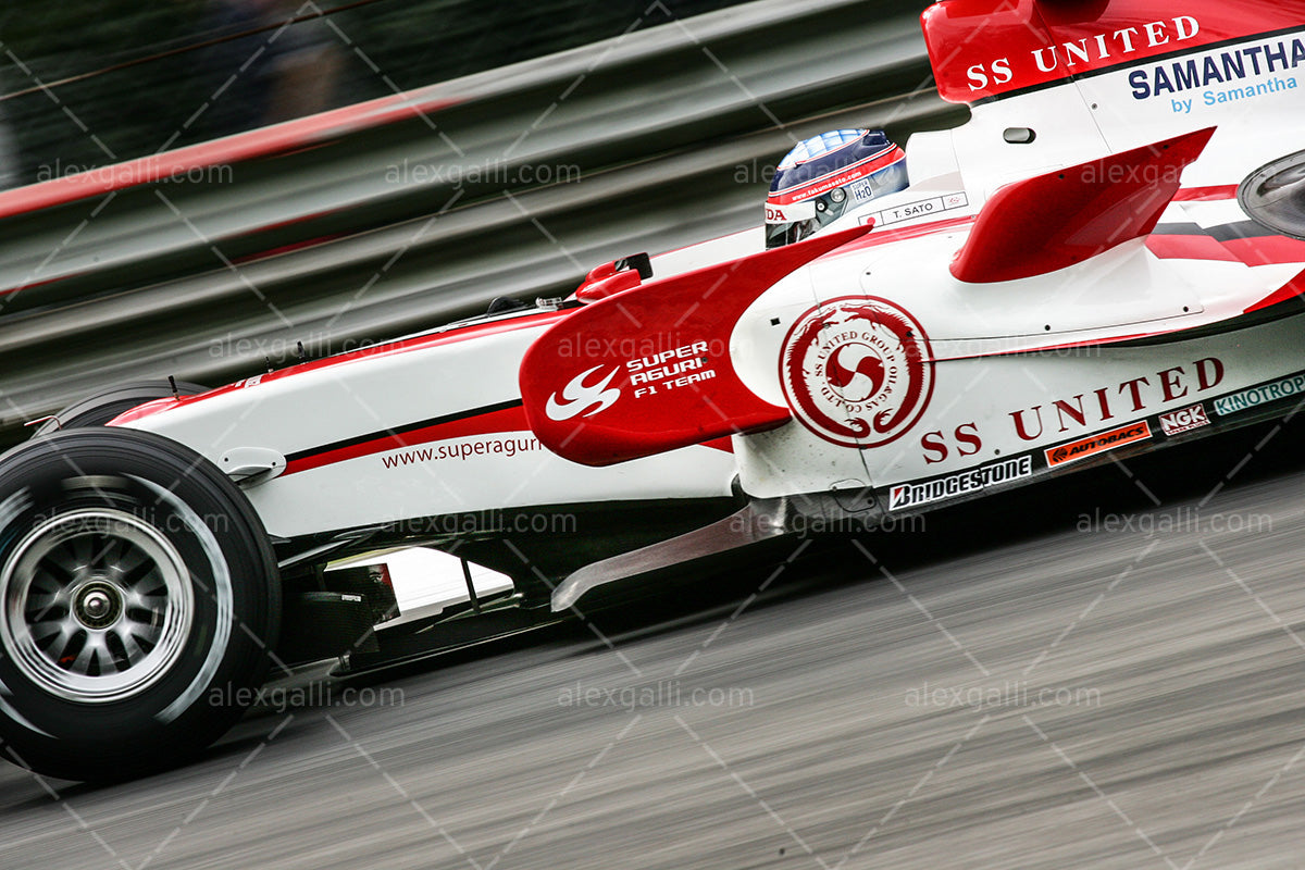F1 2007 Takuma Sato  - Super Aguri SA07 - 20070123