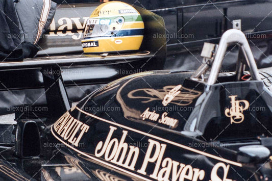 F1 1985 Ayrton Senna - Lotus 97T - 19850136