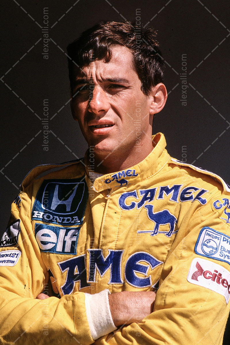 F1 1987 Ayrton Senna - Lotus 99T - 19870119