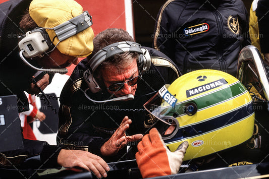 F1 1986 Ayrton Senna - Lotus 98T - 19860121