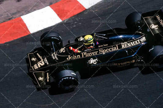 F1 1985 Ayrton Senna - Lotus 97T - 19850140