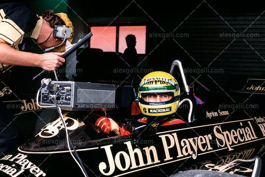 F1 1985 Ayrton Senna - Lotus 97T - 19850138